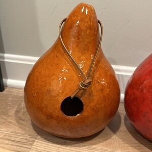 Gourd birdhouses